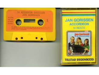 Jan Gorissen Accordeon 14 Beste Telstar Regenboog cassette