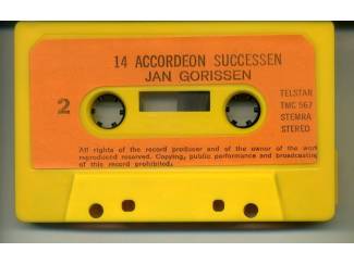Cassettebandjes Jan Gorissen Accordeon 14 Beste Telstar Regenboog cassette