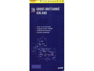 Topografie ANWB - Groot- Brittanni&euml; - Ierland