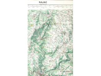 Reisboeken Stafkaart Najac - Frankrijk