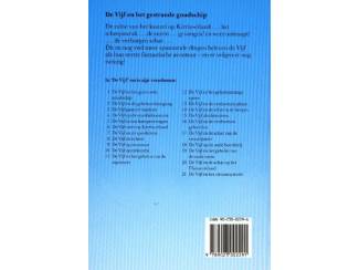 Jeugdboeken De Vijf dl 1 - De Vijf en het gestrande goudschip - blauwe -  En