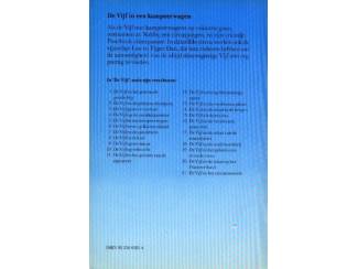 Jeugdboeken De Vijf 5 - De Vijf in een kampeerwagen - E. Blyton - blauw.