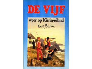 Jeugdboeken De Vijf 6 - De Vijf weer op Kirrin-eiland - E Blyton - blauw