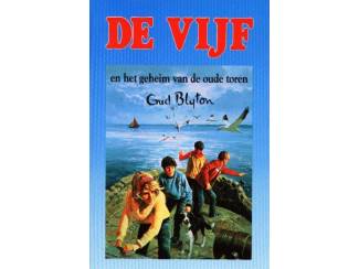 Jeugdboeken De Vijf 19 - en het geheim van de oude toren  E Blyton blauw