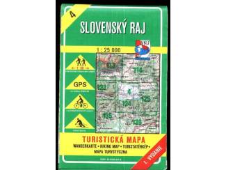Reisboeken Slovensk&yacute; Raj 4 Turistik&auml; Mapa Wanderkarte