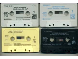 Cassettebandjes Marco Bakker 4 verschillende cassettes zeer mooie staat