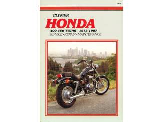 Werkplaatshandboek Honda 400-450 Twins 1978 - 1987 - Clymer - Eng