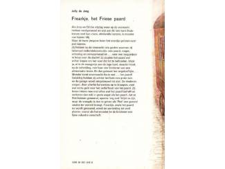 Jeugdboeken Frearkje het Friese paard - Jelly de Jong