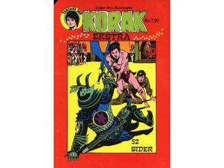 Stripboeken Korak Ekstra 1977 - Edgar Rice Burroghs - Deens - Dansk