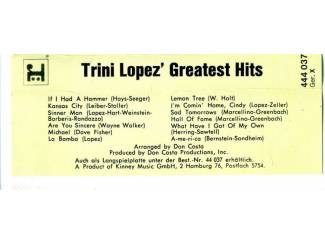 Cassettebandjes Trini Lopez Greatest Hits 14 nrs cassette 1969 ZGAN