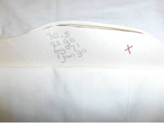 Kleding Vintage overhemd Kenmore wit maat 38