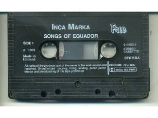 Cassettebandjes Inca Marka Songs of Equador 14 nrs cassette 1991 als NIEUW
