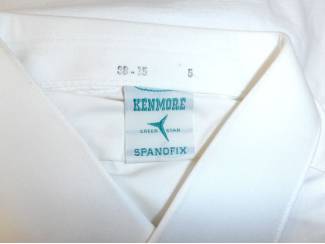 Kleding Vintage overhemd Kenmore wit maat 38 (geen karton)