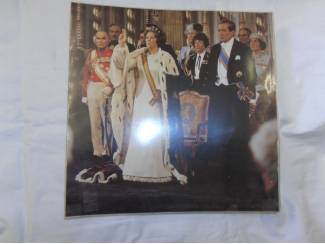 Kleurenfoto Inhuldiging Beatrix