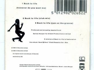 Cd Singles Soul II Soul Back To Life 3 nrs 3" Mini cd 1989 met adaptor