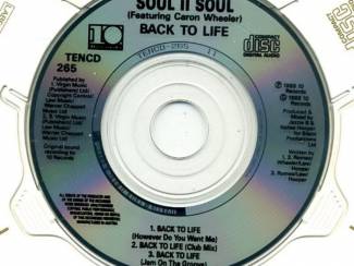 Cd Singles Soul II Soul Back To Life 3 nrs 3" Mini cd 1989 met adaptor