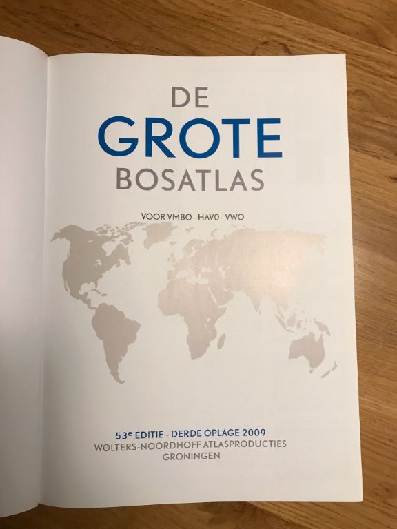 De Grote Bosatlas 2009 Atlassen De Grote Bosatlas 2009 Atlassen