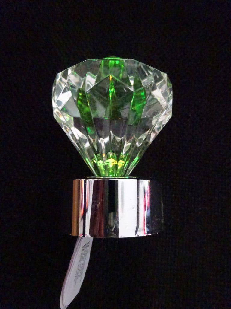 Batterij lichtje wisselende kleuren vorm diamant