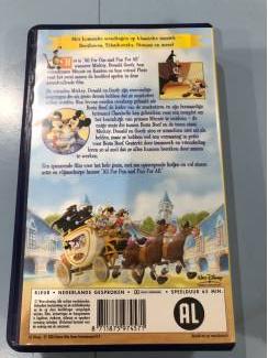VHS Disney videoband : de drie musketiers.