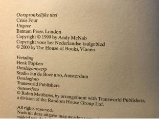 Thrillers en Spanning Crisis Four | Andy McNAB