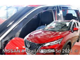 Nissan onderdelen nissan oa leaf juke note zijwindschermen pasvorm smoke heko