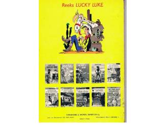 Antiquarische strips Lucky Luke deel 15 De Daltons breken uit. 1e druk 1960.