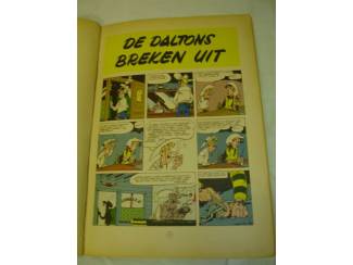 Stripboeken Lucky Luke deel 15 De Daltons breken uit. 1e druk 1960.