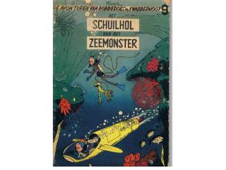 Robbedoes &ndash; deel 9 &ndash; Het schuilhol van het zeemonster