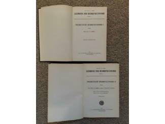 Studieboeken Technische bedrijfseconomie deel 1 + 2  - jaren '50/'60 - vintage