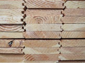 Hout en Planken NIEUW Douglas blokhutdelen 28mm dik