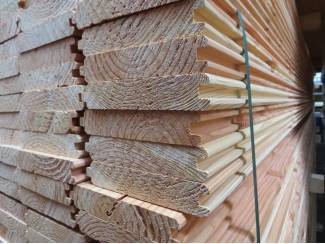 Hout en Planken NIEUW Douglas blokhutdelen 28mm dik