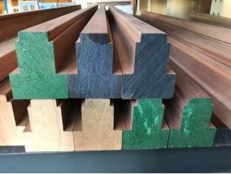 Hout en Planken Meranti kozijnhout ABC-profiel en raamhout