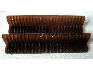 Opbermiddelen 4 Discofoon cassettebandrekjes voor totaal 48 bandjes ZGAN