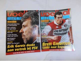 Tijdschriften Collectie Voetbal International 2001 (doos 80)