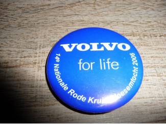Button Volvo for life 14e nationale bloesemtocht Rode Kruis , 5,5