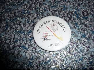 Button CV de Zaarlanders Rijen 1999 muizen , doorsnee 5,5 cm