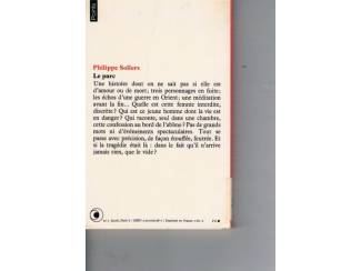 Romans Le parc &ndash; Philippe Sollers