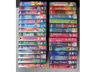 Disney 30 verschillende Disney VHS banden in mooie staat