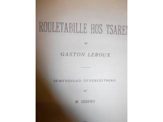 Antiquarische boeken Sherlock Holmes e.a. (antiquarisch) in de Zweedse taal  (doos 9).