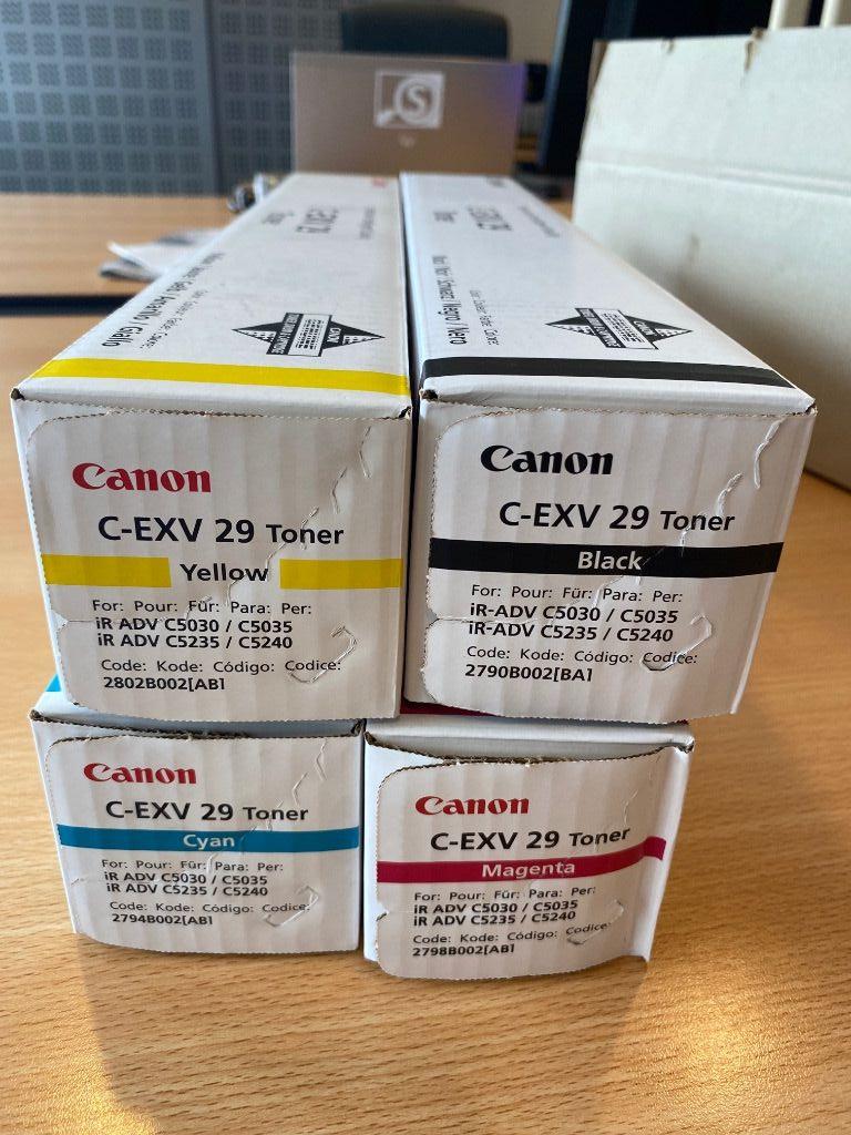 Canon C-EXV 29 C/M/Y/BK