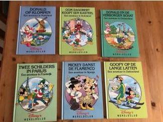 Disney wereldclub boeken 5 delen + Disney boekenclub