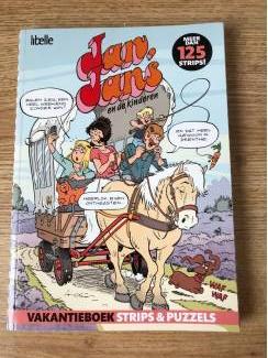 Stripboeken Jan Jans en de kinderen vakantieboek 2008 + 2017 Libelle