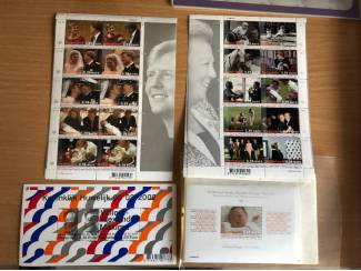 Postzegels | Thematische zegels Postzegelvel 10 st Beatrix geboorte kind Claus prinsen (TPG)