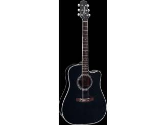 Takamine EF341SC elektro-akoestisch in zwart, nu met koffer