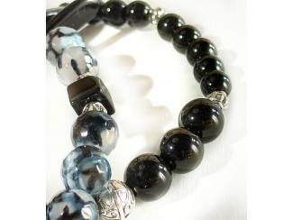 Sieraden en Tassen Armbandenset van natuursteen