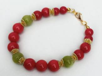 Armbanden Armband van rode koraal