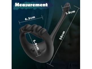 Speeltjes app Cock Ring -Anale Butt Plug- Prostaat Massage