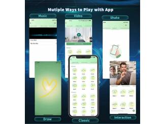 Speeltjes app Cock Ring -Anale Butt Plug- Prostaat Massage