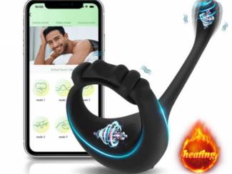 Speeltjes app Cock Ring -Anale Butt Plug- Prostaat Massage 03