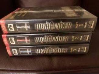 VHS VHS Highlander deel 1 deel 2 deel 3 limited edition videobanden